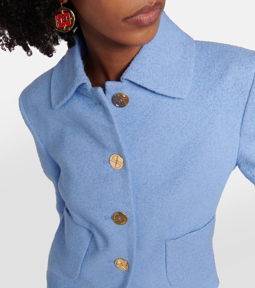 Patou Cotton and linen-blend jacket