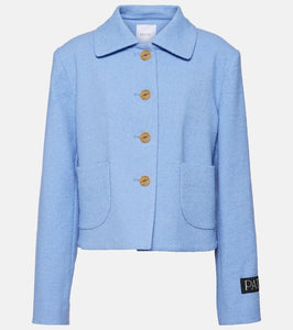 Patou Cotton and linen-blend jacket