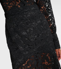 Patou Cotton-blend lace maxi skirt