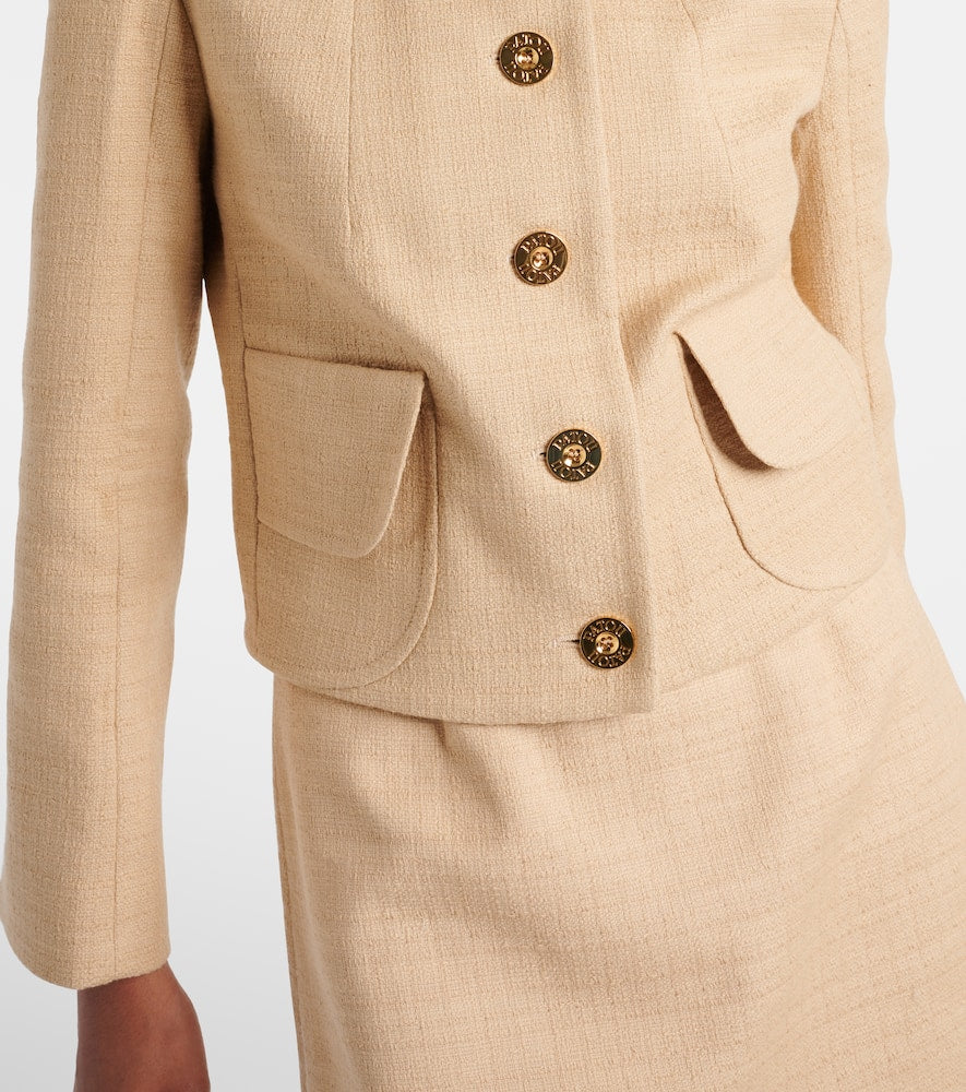 Patou Cotton-blend tweed jacket