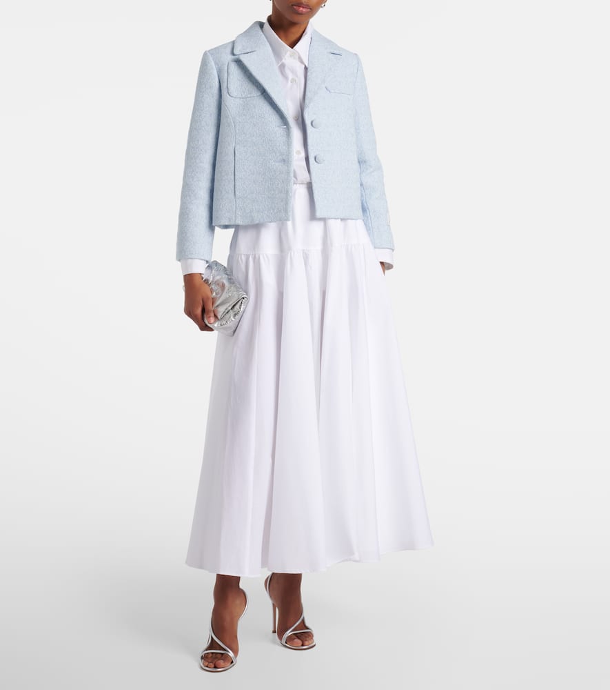 Patou Cropped tweed jacket