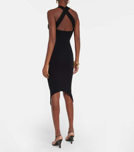 Patou Curve wool-blend midi dress