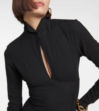 Patou Cutout jersey midi dress