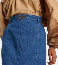 Patou Denim maxi skirt