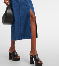 Patou Denim maxi skirt