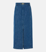 Patou Denim maxi skirt - Patou 牛仔长裙