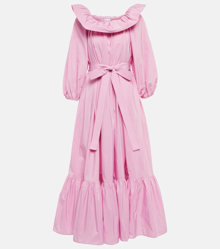 Patou Off-shoulder faille maxi dress. Patou 露肩斜纹绸长裙