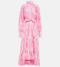 Patou Printed cotton maxi dress. Patou 印花棉质长裙