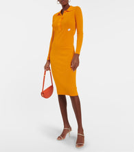 Patou Ribbed-knit midi dress