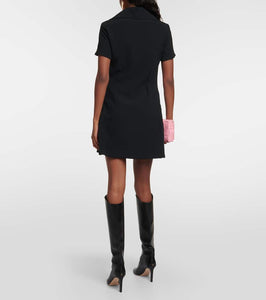 Patou crêpe minidress