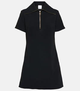 Patou crêpe minidress