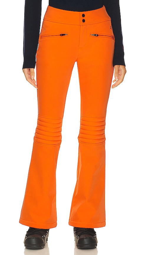 Perfect Moment Aurora Flare Race Pant in Orange - Pantalon de course évasé Perfect Moment Aurora - Orange - Perfect Moment Aurora 橙色喇叭裤 - Perfect Moment Aurora Flare Rennhose in Orange - Perfect Moment 오로라 플레어 레이스 팬츠 - Pantaloni da gara Aurora Flare Perfect Moment in arancione