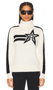 Perfect Moment Claudia Sweater in White - Perfect Moment Pull Claudia en Blanc - Perfect Moment Claudia 白色毛衣 - Perfect Moment Claudia Pullover in Weiß - Perfect Moment 클라우디아 스웨터화이트 색상 - Maglione Claudia Momento Perfetto in bianco