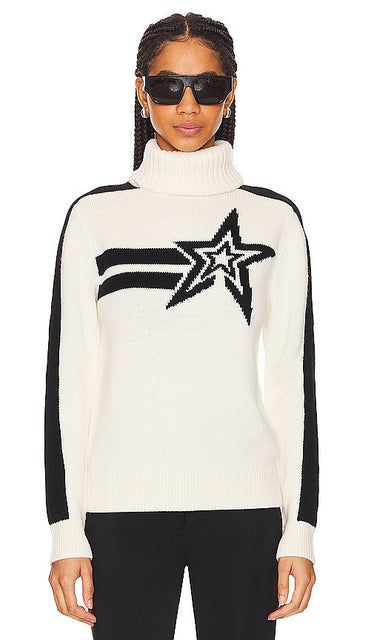 Perfect Moment Claudia Sweater in White - Perfect Moment Pull Claudia en Blanc - Perfect Moment Claudia 白色毛衣 - Perfect Moment Claudia Pullover in Weiß - Perfect Moment 클라우디아 스웨터화이트 색상 - Maglione Claudia Momento Perfetto in bianco