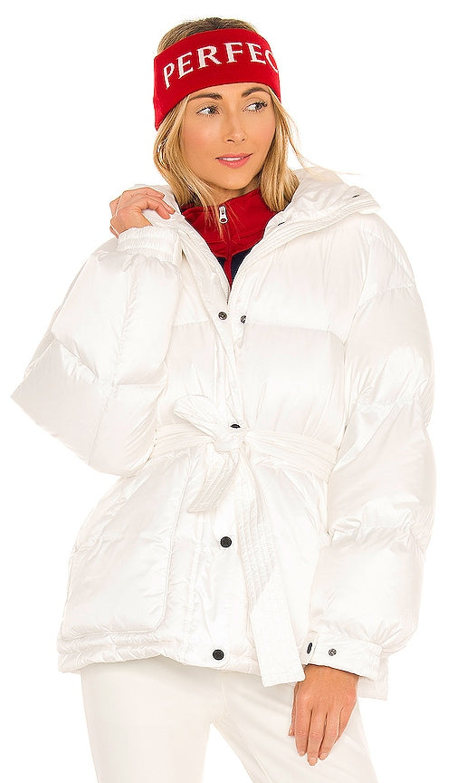 Perfect Moment Over Size Parka II in White