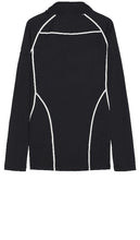 Perfect Moment Thermal Half Zip in Black