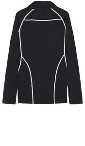 Perfect Moment Thermal Half Zip in Black