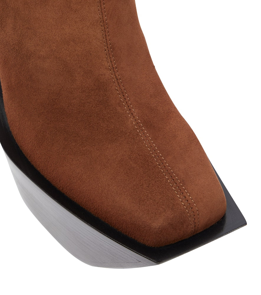 Peter Do Suede platform ankle boots