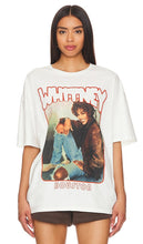 Philcos Whitney Houston Smile Oversized Tee in White