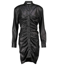 Philosophy di Lorenzo Serafini Ruched faux leather minidress