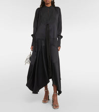 Plan C Asymmetric pleated midi dress