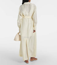 Plan C Belted silk shirtdress