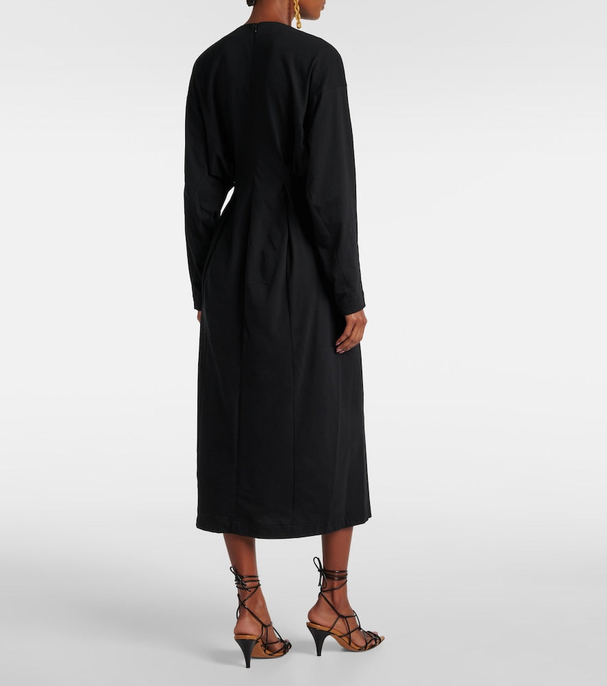Plan C Cotton midi dress
