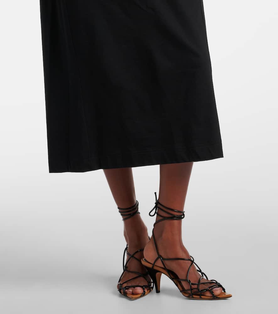 Plan C Cotton midi dress