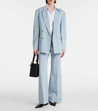 Plan C Oversized cotton-blend blazer