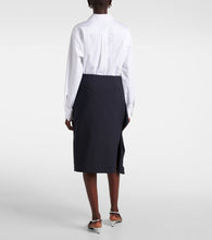 Plan C Wool wrap skirt