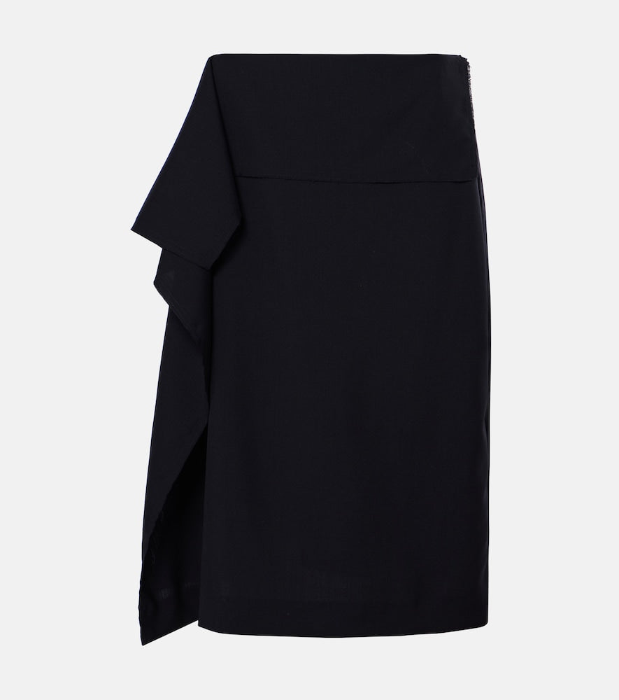 Plan C Wool wrap skirt - C款羊毛裹身裙