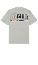 Pleasures Cross T-shirt in Light Grey