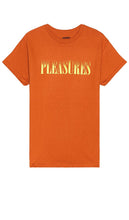 Pleasures Crumble T-shirt in Orange