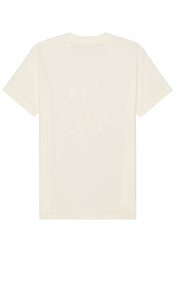 Pleasures Five 5 V T-Shirt in Cream