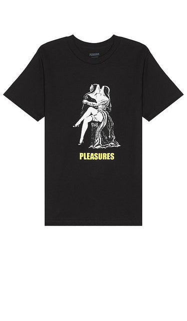 Pleasures French Kiss T-shirt in Black