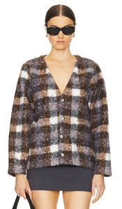 Pleasures Graham Cardigan in Grey - Pleasures Graham Cardigan en gris - Pleasures Graham 灰色开衫 - Pleasures Graham Cardigan in Grau - Pleasures 그레이엄 가디건 그레이 색상 - Piaceri Graham Cardigan in grigio