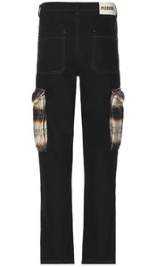 Pleasures Mental Cargo Pant in Black