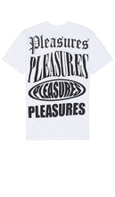 Pleasures Stack T-Shirt in White - T-shirt Pleasures Stack en blanc - Pleasures Stack 白色 T 恤 - Pleasures Stack T-Shirt in Weiß - Pleasures 스택 티셔츠화이트 색상 - T-shirt Pleasures Stack in bianco