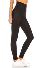 Plush Fleece Lined High Waisted Matte Legging in Black