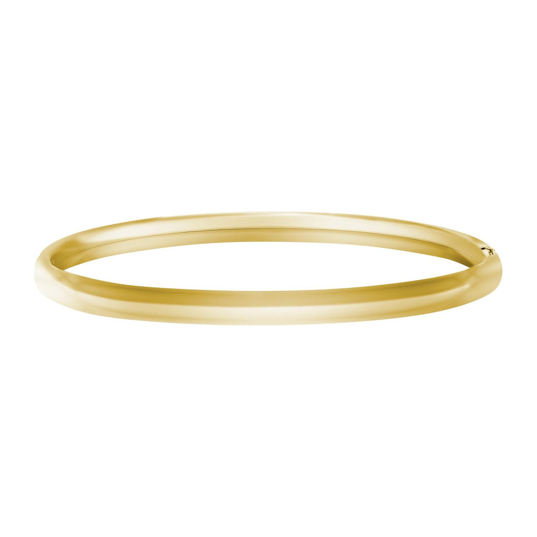 Polished Gold Filled Bangle Bracelet | 5mm