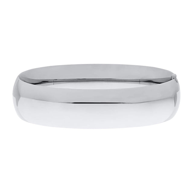 Polished Sterling Silver Bangle Bracelet | 16mm