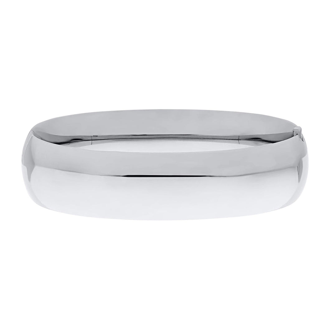 Polished Sterling Silver Bangle Bracelet | 16mm