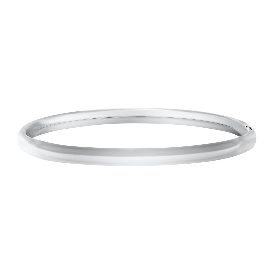 Polished Sterling Silver Bangle Bracelet | 5mm