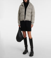 Polo Ralph Lauren Cable-knit wool and cashmere down jacket