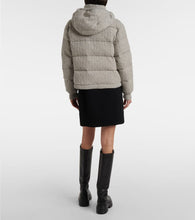 Polo Ralph Lauren Cable-knit wool and cashmere down jacket