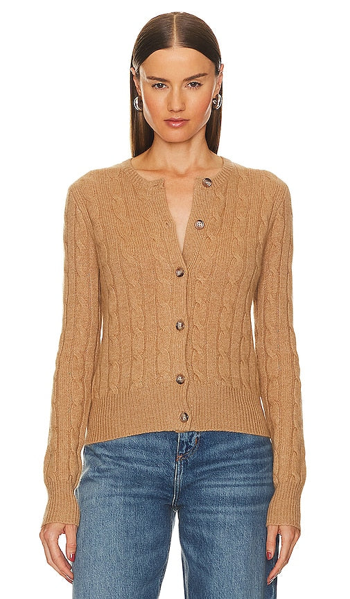Polo Ralph Lauren Cashmere Cardigan in Tan