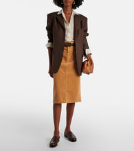 Polo Ralph Lauren Cotton corduroy pencil skirt