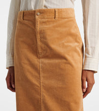 Polo Ralph Lauren Cotton corduroy pencil skirt