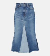 Polo Ralph Lauren Deconstructed denim midi skirt - Polo Ralph Lauren 解构牛仔中长裙