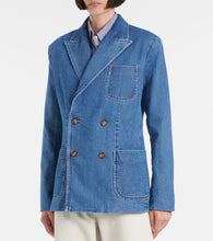Polo Ralph Lauren Double-breasted denim blazer